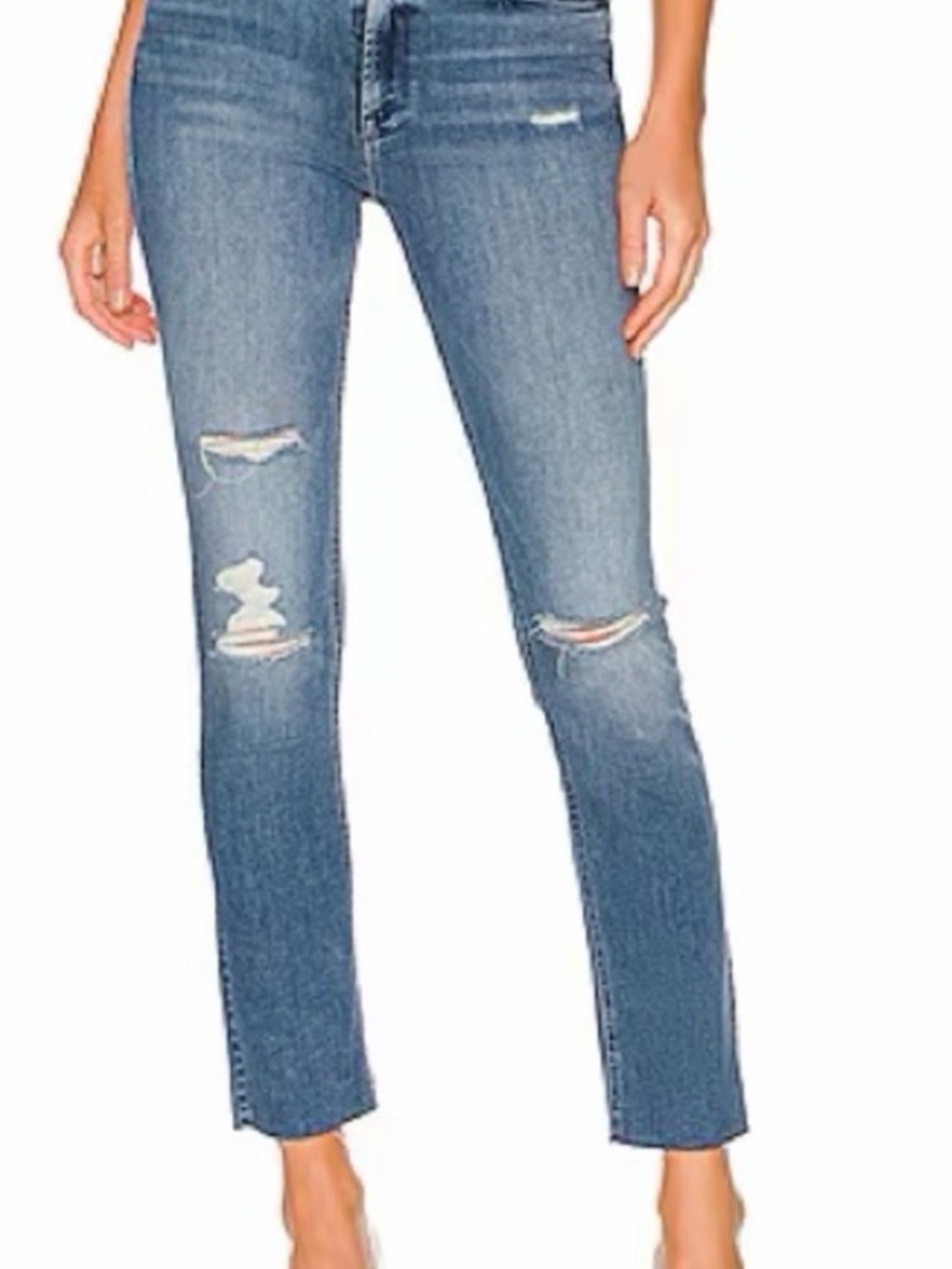 MOTHER The Mid Rise Dazzler Ankle Fray | Weekend Warrior | Size 27